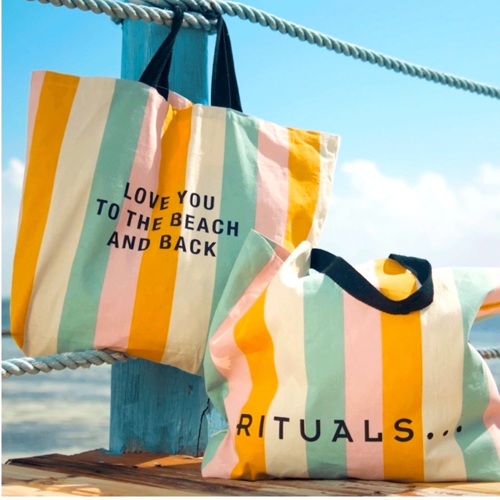 RITUALS Striped Beach Tote Bag